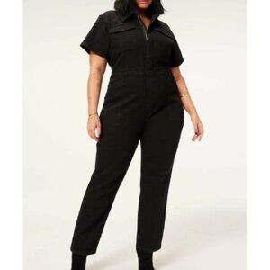 Good American Black Fit For Success Jumpsuit Size XL/4